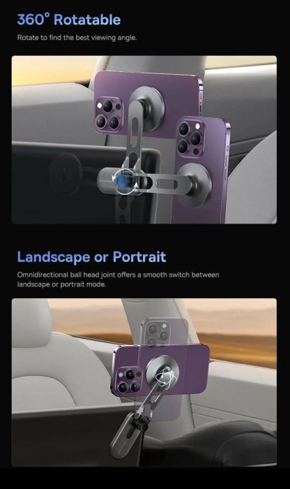 BASEUS T-Space Folding Metal Car Mount