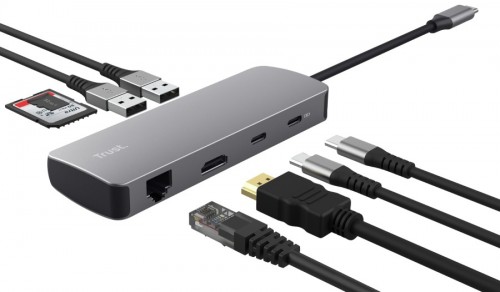 Trust Dalyx 8-in-1 Multiport Adapter