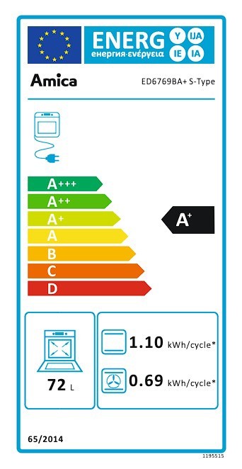 Amica ED 6769BA+ S-TYPE