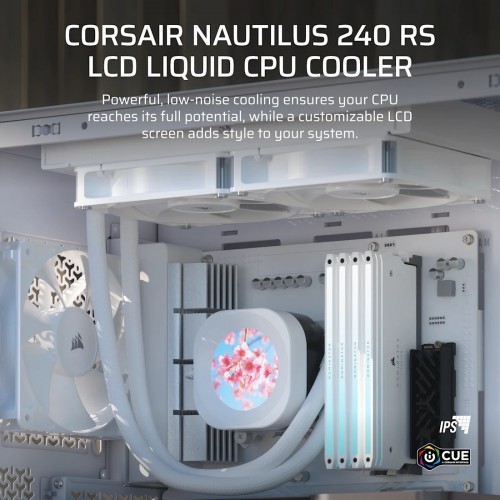 Corsair NAUTILUS 240 RS LCD White