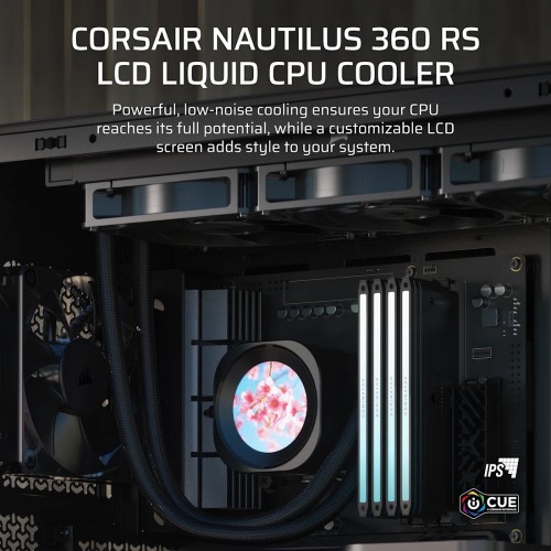Corsair NAUTILUS 360 RS LCD Black