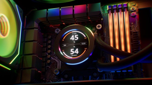 KRUX HydroGlance 240 ARGB LCD Black