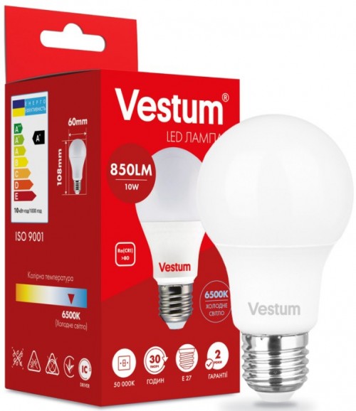 Vestum A60 10W 6500K E27