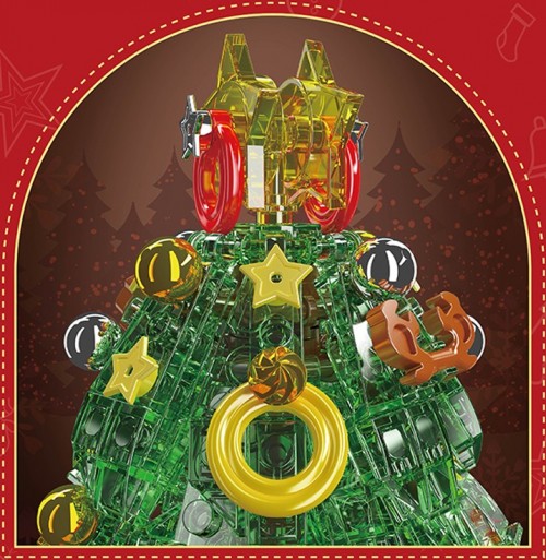 Mould King Green Magical Christmas Music Box 10090