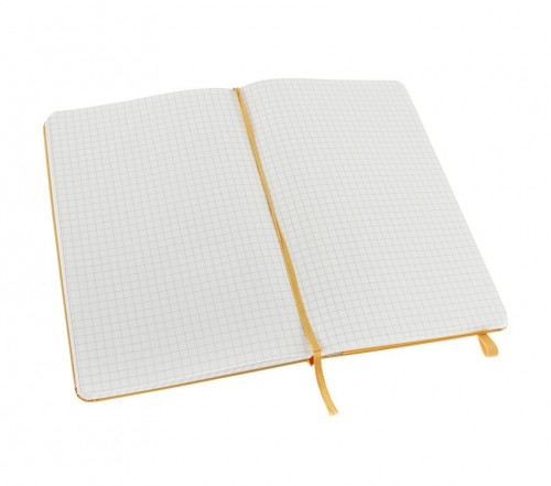 Moleskine Squared Notebook Large Orange