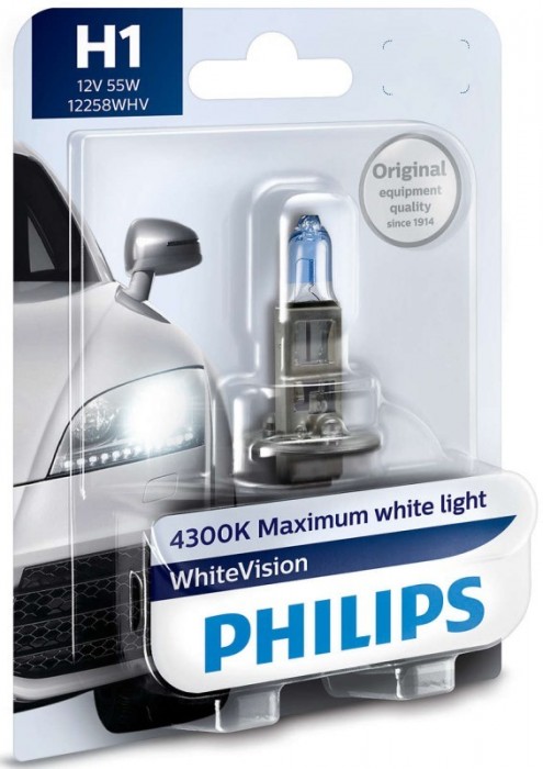 Philips H1 WhiteVision 12258WHVB1