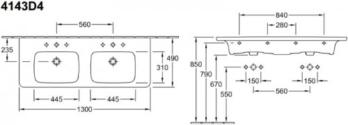 Villeroy & Boch Vivia 4143D4