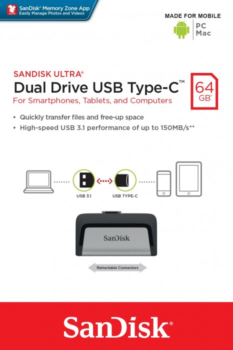 SanDisk Ultra Dual Drive USB Type-C