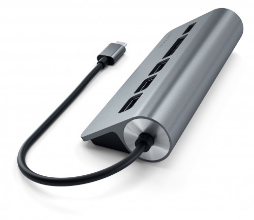 Satechi Type-C Aluminum USB 3.0 Hub & Card Reader