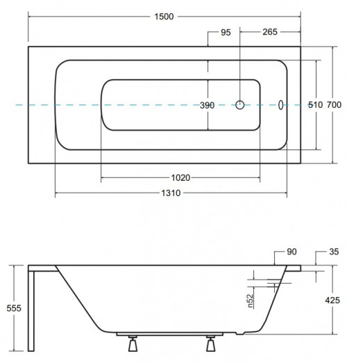 Besco Talia 150x70