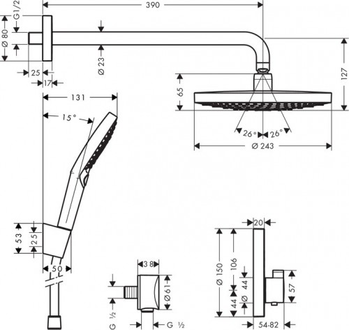 Hansgrohe Raindance Select S 27297