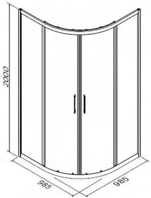 AM-PM Joy Round 100 W95G-301-100CM