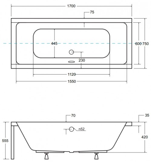 Besco Quadro 170x75