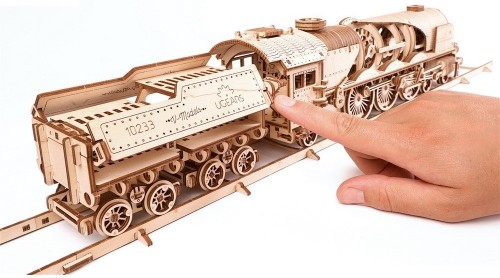 UGears V-Express Steam Train with Tender