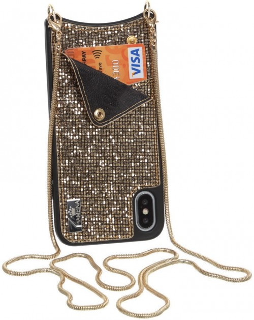 Becover Glitter Wallet Case for iPhone Xr