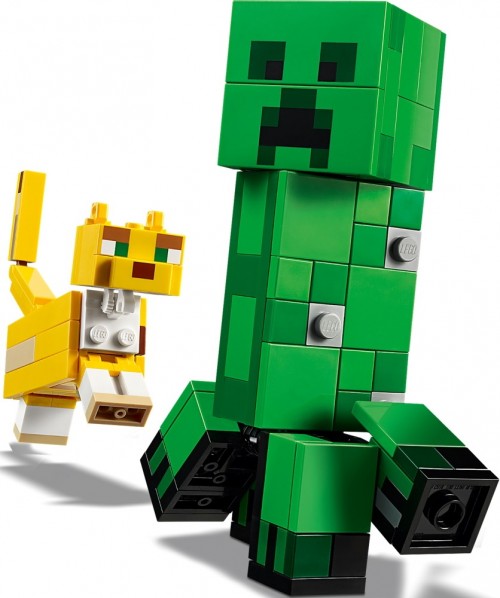 Lego BigFig Creeper and Ocelot 21156