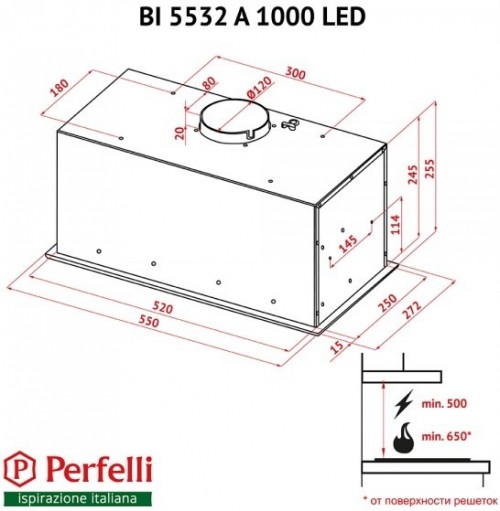 Perfelli BI 5532 A 1000 BL LED