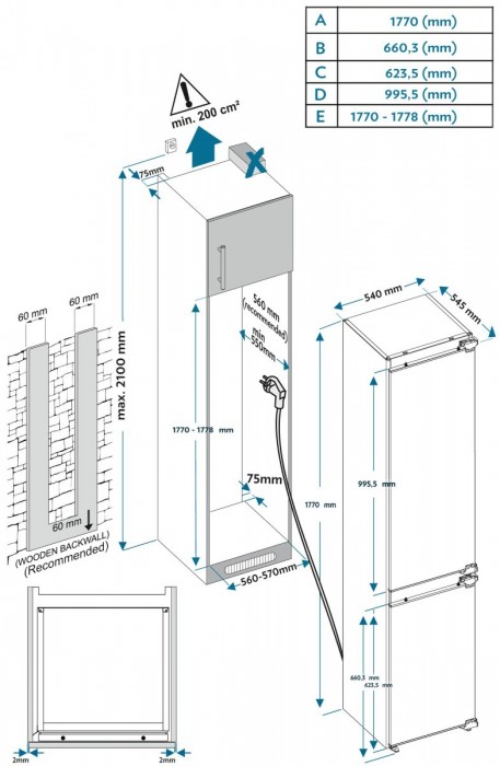 Vestfrost IRF 2761 E