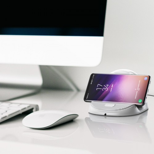 BASEUS Silicone Horizontal Desktop Wireless Charger