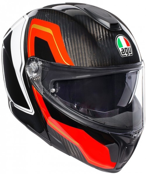 AGV Sportmodular SHARP CARBON/RED/WHITE