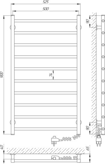 LARIS Zebra Alfa E R 500x900