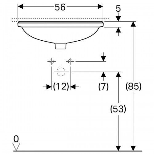 Geberit VariForm 56 500755012