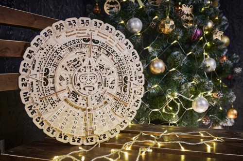 Wood Trick Mayan Calendar