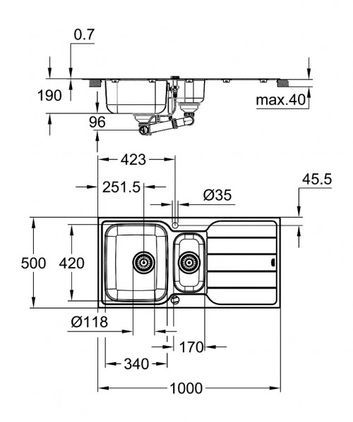 Grohe K500 31572SD1