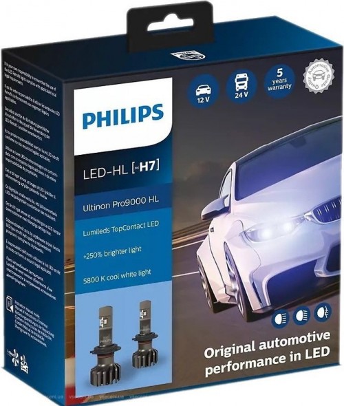 Philips Ultinon Pro9000 LED H7 2pcs