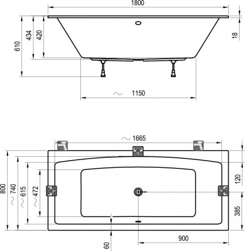 Ravak Formy 02 Slim