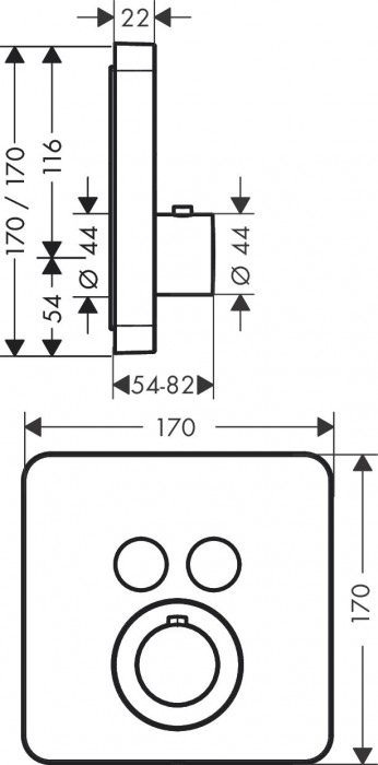 Axor Shower Select 36707000