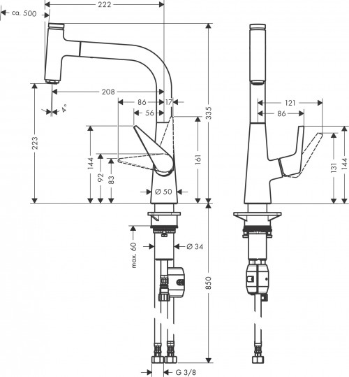 Hansgrohe Talis Select M51 72822000