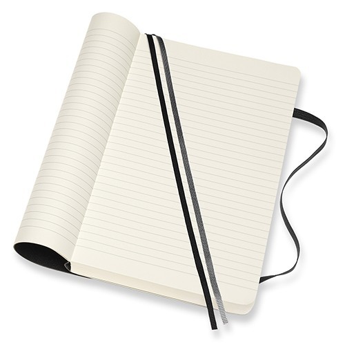 Moleskine Ruled Notebook Expanded Soft Black