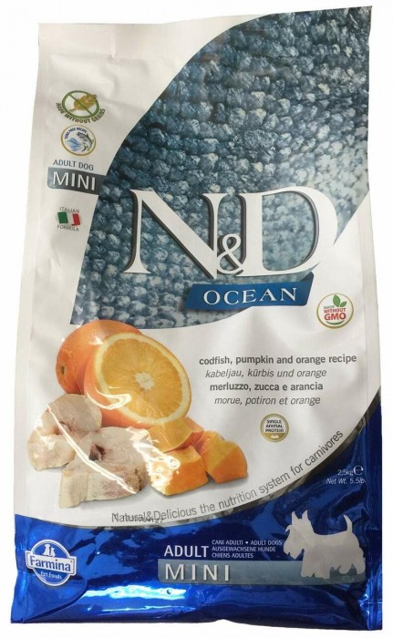 Farmina Ocean Adult Mini Cod/Spelt/Orange 2.5 kg