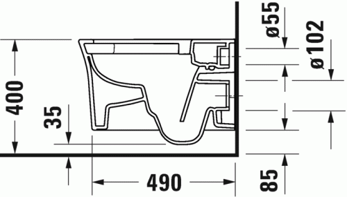 Duravit White Tulip 2576092000