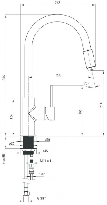 Deante Aster BCA 064M