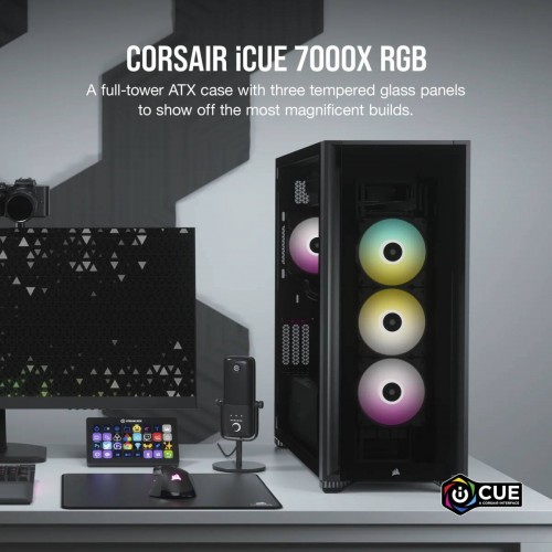 Corsair iCUE 7000X RGB Tempered Glass Black