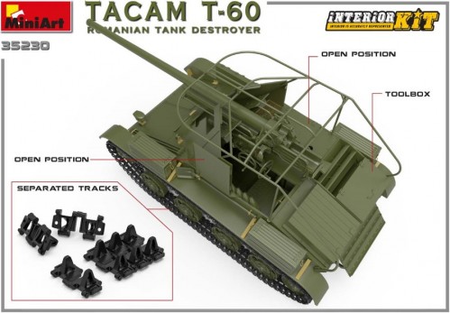 MiniArt Tacam T-60 Romanian Tank Destroyer (1:35)