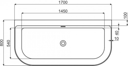 REA Olimpia 170x80 REA-W0633