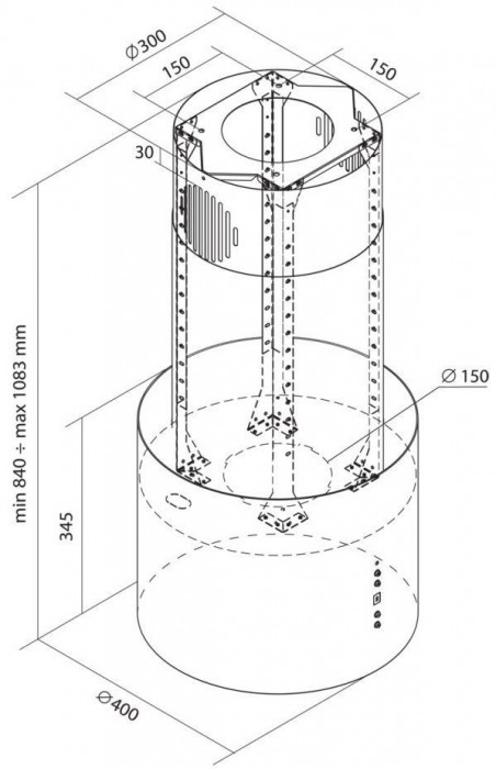 Toflesz OK-4 Cylinder Island 40 700