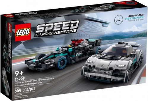 Lego Mercedes-AMG F1 W12 E Performance and Mercedes-AMG Proj