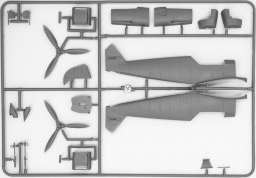 ICM Bf 109F-2 with German Pilots and Ground Personnel (1:48)