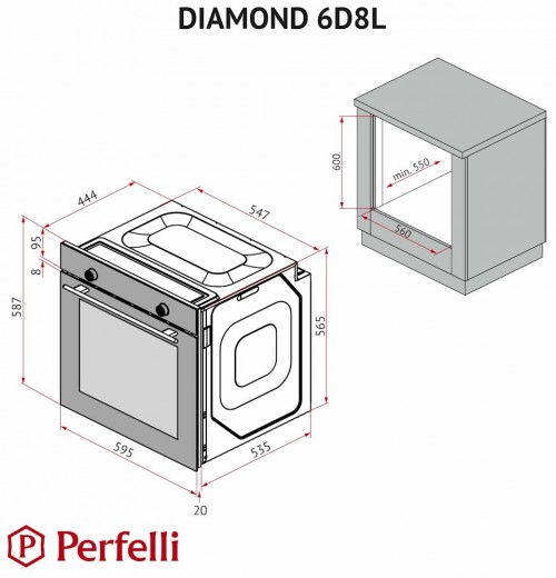 Perfelli Diamond 6D8L NERO