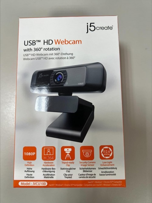 j5create USB HD Webcam with 360 Rotation