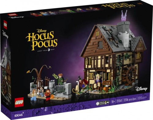 Lego Disney Hocus Pocus The Sanderson Sisters Cottage 21341