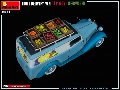 MiniArt Fruit Delivery Van Typ 170v Lieferwagen (1:35)