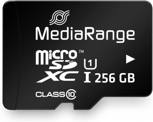 MediaRange microSDXC UHS-I Class 10 with Adapter 256Gb