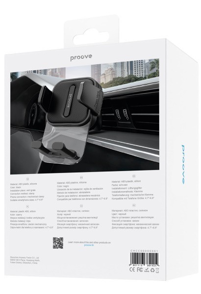 Proove Crystal Clamp Air Outlet Car Mount