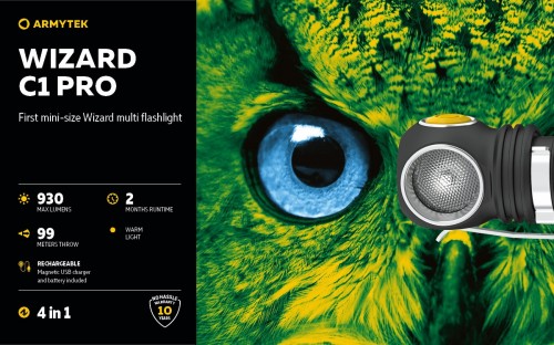 ArmyTek Wizard C1 Pro Magnet USB Warm