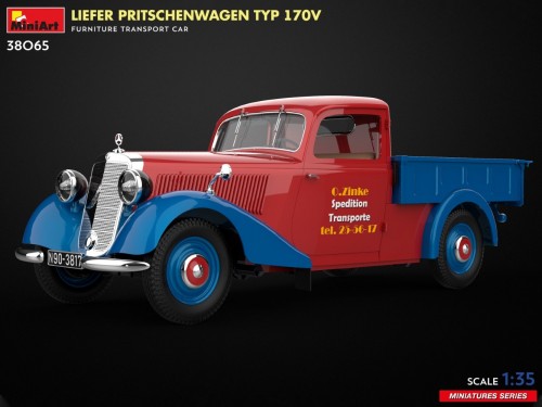 MiniArt Liefer Pritschenwagen Typ 170V. Furniture Transport